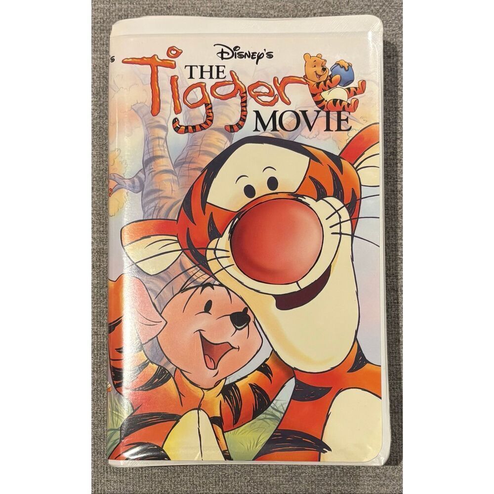 vintage VHS tape of Walt Disney’s The Tigger Movie released in 2000